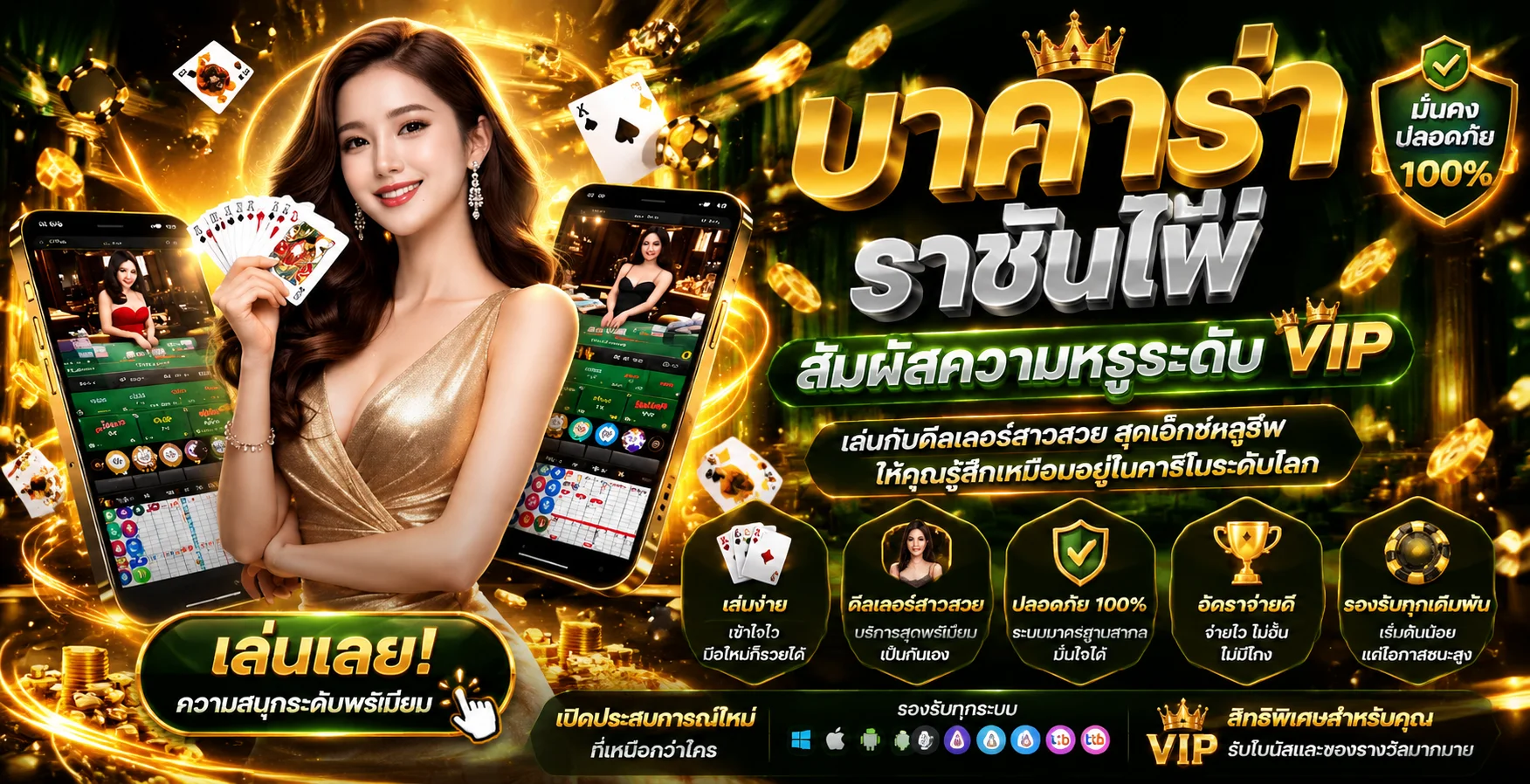 คาสิโนออนไลน์ Roll88 บาคาร่าและเกมโต๊ะสด